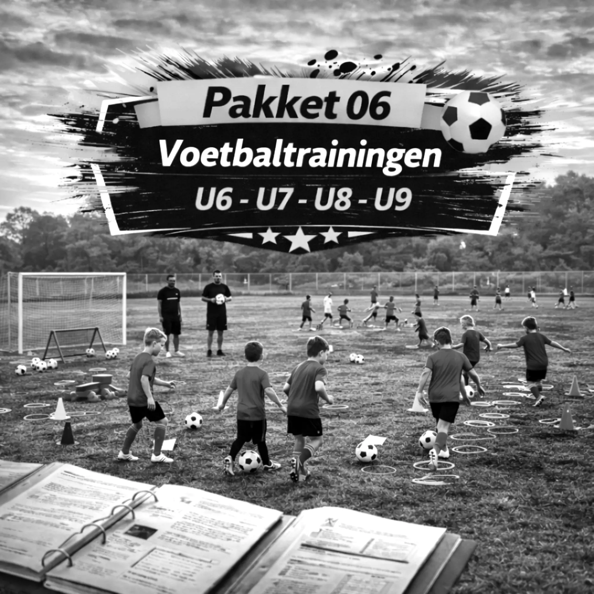 Pakket 06 - 250 Trainingen Onderbouw - Ostjes Voetbaltrainingen