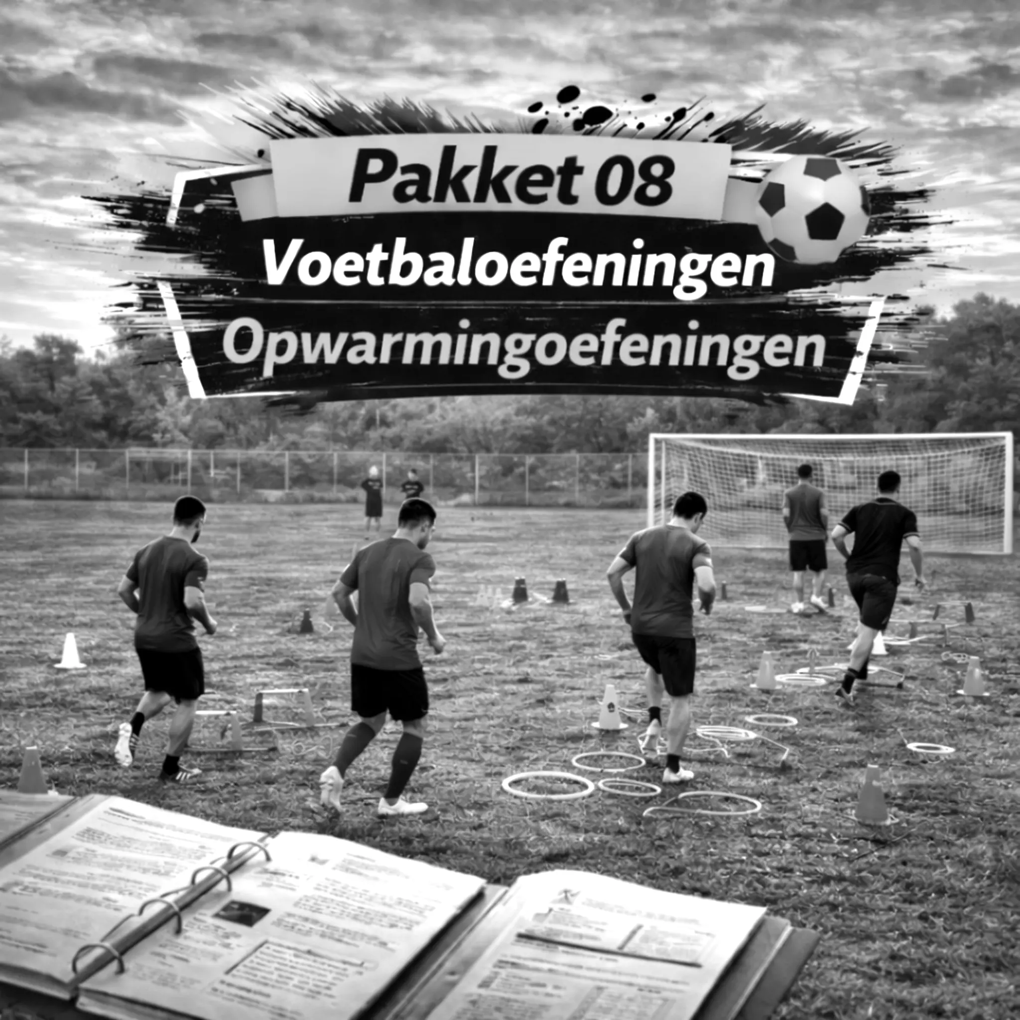 Pakket 08 - 120 Opwarmingsoefeningen - Ostjes Voetbaltrainingen
