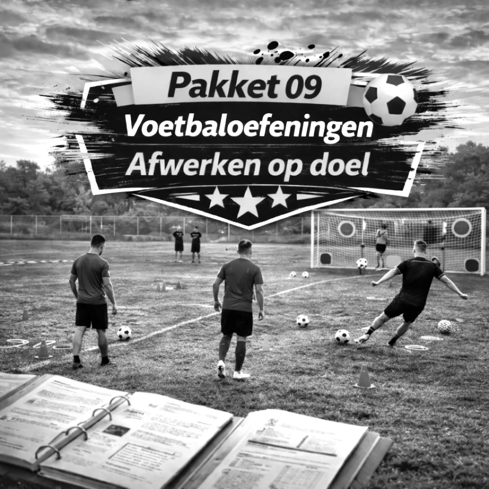 Pakket 09 - 140 Afwerkingsvormen - Ostjes Voetbaltrainingen