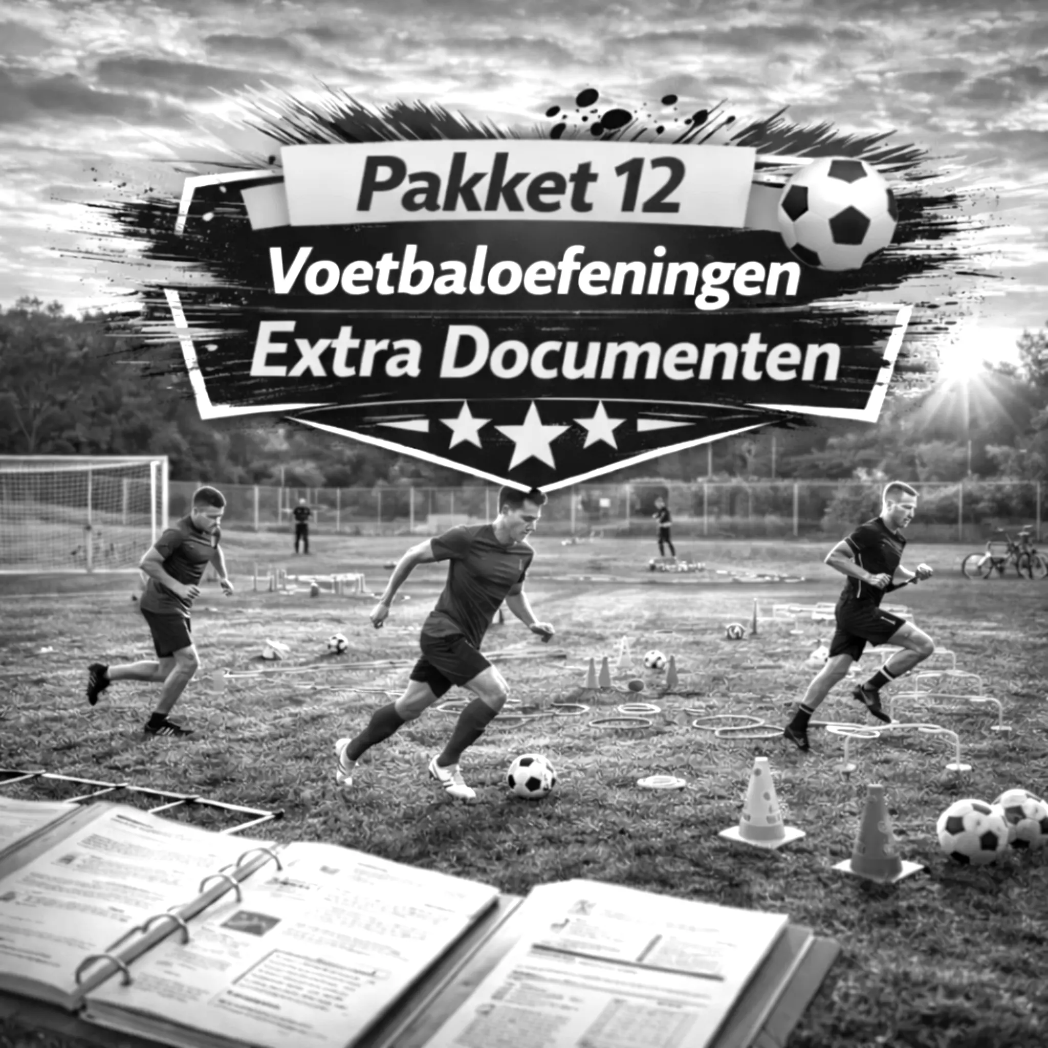 Pakket 12 - 80 Extra voetbaldocumenten - Ostjes Voetbaltrainingen